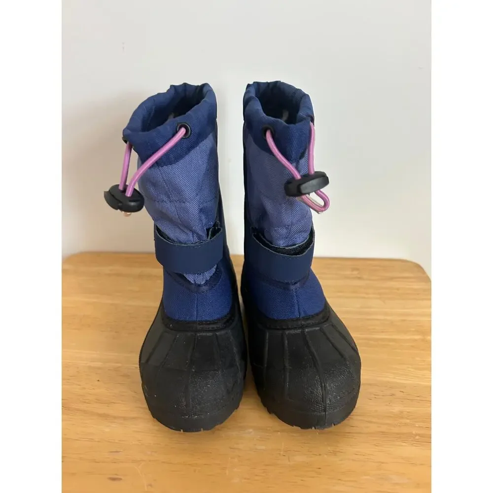 Columbia Kids Powderbug Plus II Toddler Winter Snow Boots Size 11 Girl's Youth